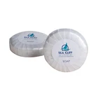 25g cheap paper pleat wrapping mini white soap for hotels