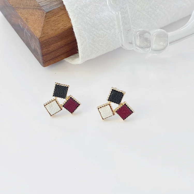 JUHU 2021 cortical earrings geometric square clip earrings temperament cortical squares stud earrings alloy jewelry for women, Colorful
JUHU 2021 cortical earrings geometric square clip earrings temperament cortical squares stud earrings alloy jewelry for women, Colorful