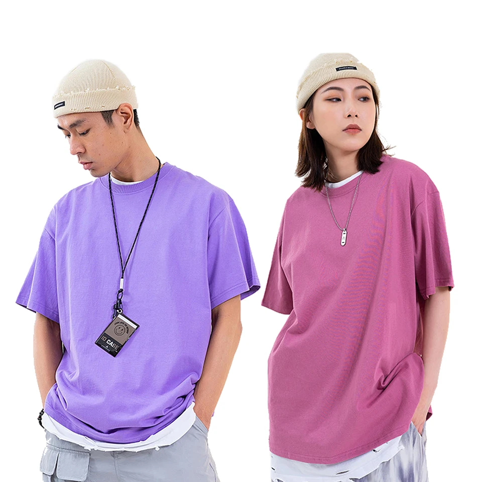 240GSM Custom Logo Print Oversized Plain t Shirt Women Drop Shoulder Cotton Screwneck Loose Short Sleeve Tee Women's t-Shirts
240GSM Custom Logo Print Oversized Plain t Shirt Women Drop Shoulder Cotton Screwneck Loose Short Sleeve Tee Women's t-Shirts