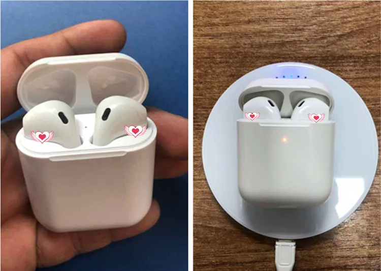 Newest TWS I100 I200 Twins True Wireless 5.0 Touch Control Bluetooth Earphones Earbuds with Pop up Wireless Charging - ANKUX.COM