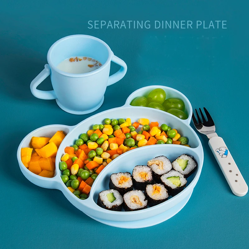 Silicone Baby Plate With Suction Feeding Placemat Set Non-Slip Toddlers Food Feeding baby plate for Children
Silicone Baby Plate With Suction Feeding Placemat Set Non-Slip Toddlers Food Feeding baby plate for Children