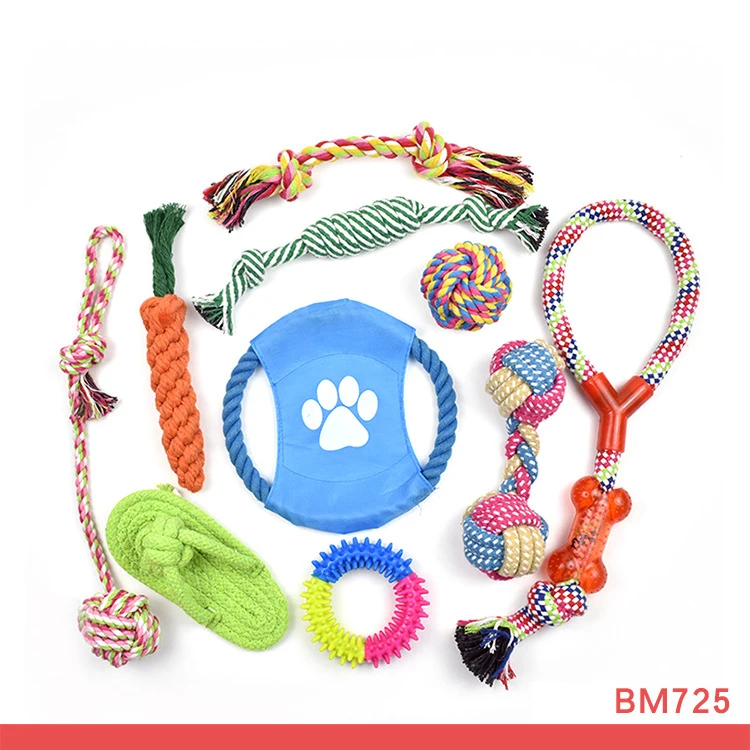 Custom pet dog chew toy 10 pack set ball rubber cotton rope squeaky dog toy, Customized
Custom pet dog chew toy 10 pack set ball rubber cotton rope squeaky dog toy, Customized