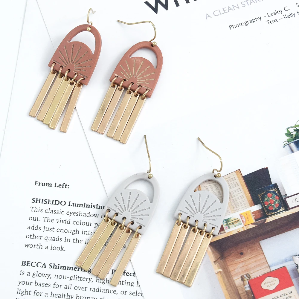 Veijier 2 Colors New Jewelry Gold Plated Africa earrings Resin Geometry Women Drop Tassel Earrings, Multi
Veijier 2 Colors New Jewelry Gold Plated Africa earrings Resin Geometry Women Drop Tassel Earrings, Multi
