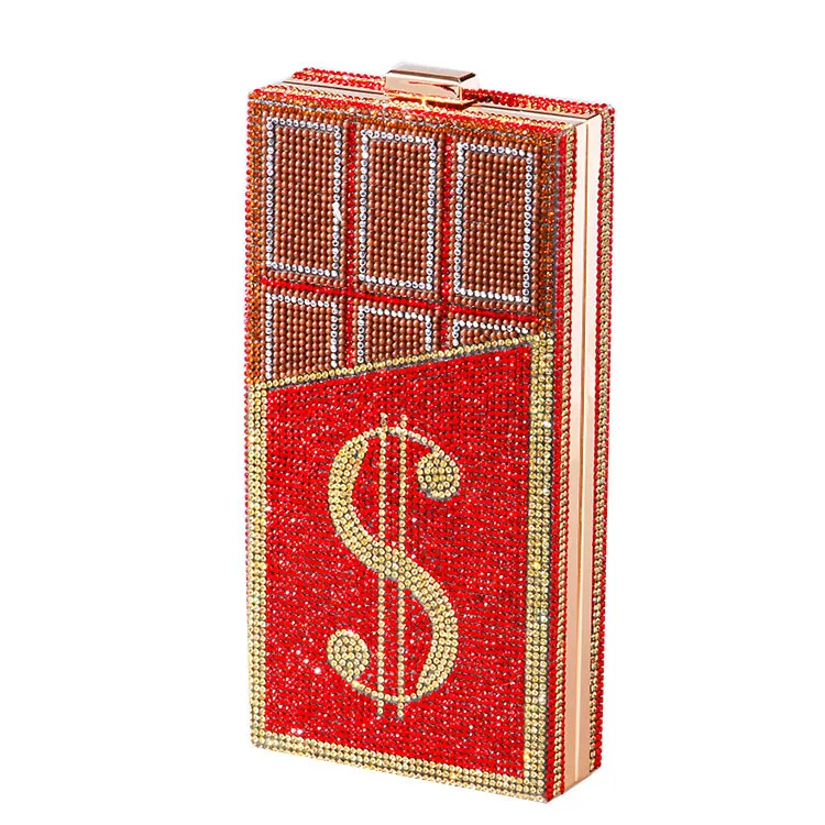 2021 luxurious rhinestone evening purse ladies chic purse crossbody mental chain money clips, 5 colors as picture
2021 luxurious rhinestone evening purse ladies chic purse crossbody mental chain money clips, 5 colors as picture