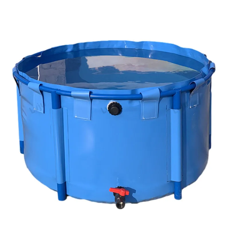 

1100gsm 0.9mm Thickness Aquaponic Fish Tank 1000 Liter Plastic Fish Farm Tank Suppliers, Blue / gray /custom