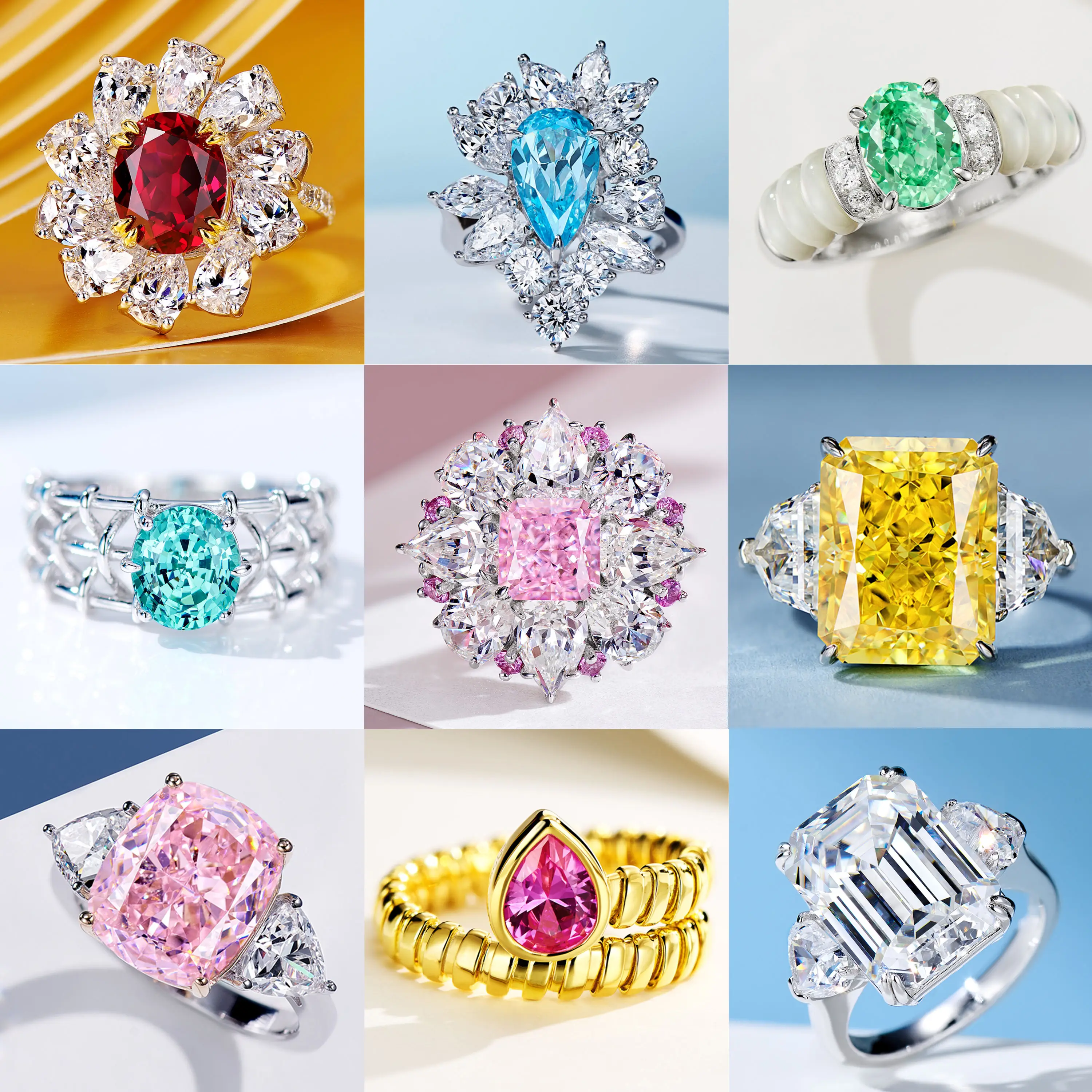 Rochime fashion jewelry ring silver 925 diamond engagement rings zircon women rings gemstone jewelry
Rochime fashion jewelry ring silver 925 diamond engagement rings zircon women rings gemstone jewelry