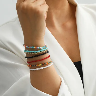 2021 New Summer 7 pcs/set Beautifully Bohemia Stretch Ankle Bracelets Colorful Boho Handmade Beads Anklets
2021 New Summer 7 pcs/set Beautifully Bohemia Stretch Ankle Bracelets Colorful Boho Handmade Beads Anklets