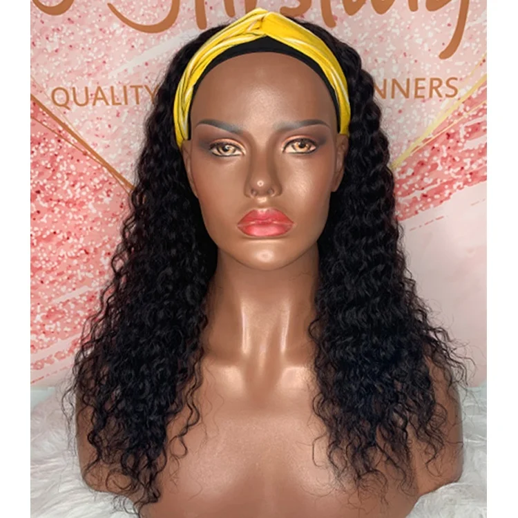 Curly Headband Wig Human Hair 8"-30" Virgin Hair Scarf Wig Easy to Install Jerry Curl Hair Wig with Headband for Black Women
Curly Headband Wig Human Hair 8"-30" Virgin Hair Scarf Wig Easy to Install Jerry Curl Hair Wig with Headband for Black Women
