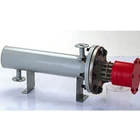 10KW stainless steel immersion pipeline electric circulation heating machine industrial fuel oil circular heater