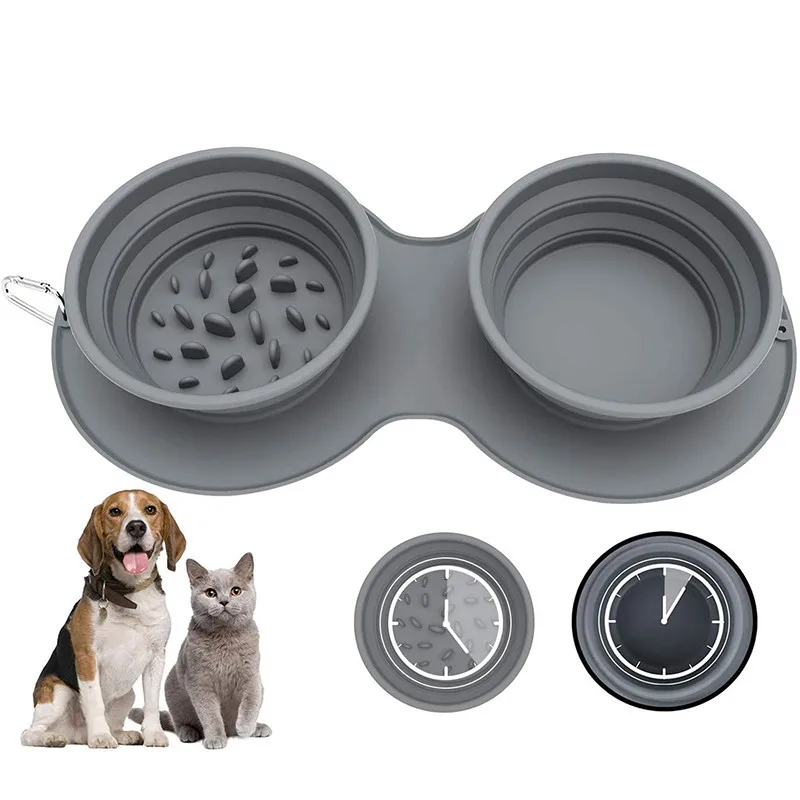 Benepaw Collapsible Dog Bowl Slow Feeder Adjustable Silicone Portable Non-skid Water Food Pet Bowl
Benepaw Collapsible Dog Bowl Slow Feeder Adjustable Silicone Portable Non-skid Water Food Pet Bowl