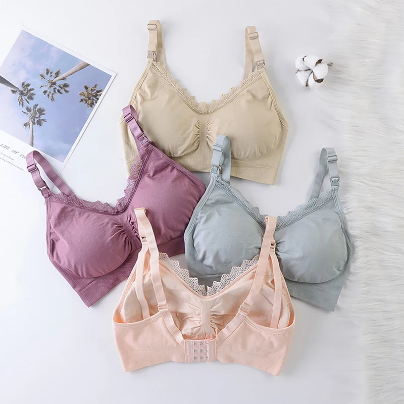 Custom Logo Women Maternity & Nursing Bras Push Up Solid Color Sports Lace Bra Plus Size Adjustable
Custom Logo Women Maternity & Nursing Bras Push Up Solid Color Sports Lace Bra Plus Size Adjustable
