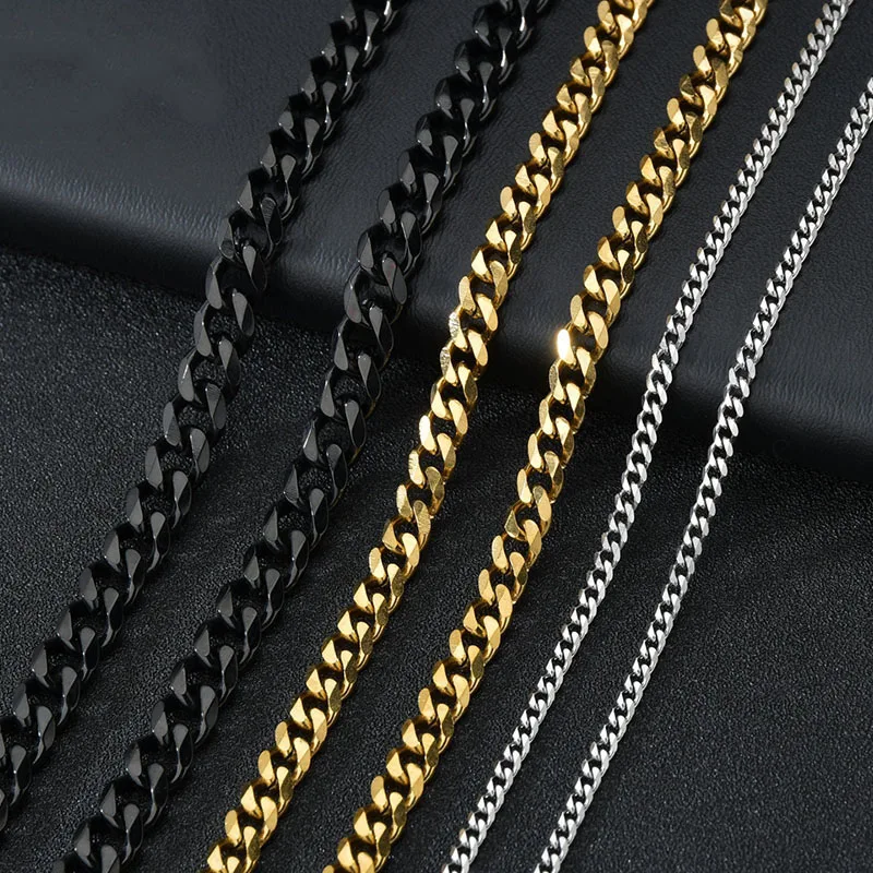 NS1125 High quality Hiphop Mens Jewelry Gold IPG Plated Stainless Steel Thick Faceted Cuban Chain Necklace For Men
NS1125 High quality Hiphop Mens Jewelry Gold IPG Plated Stainless Steel Thick Faceted Cuban Chain Necklace For Men