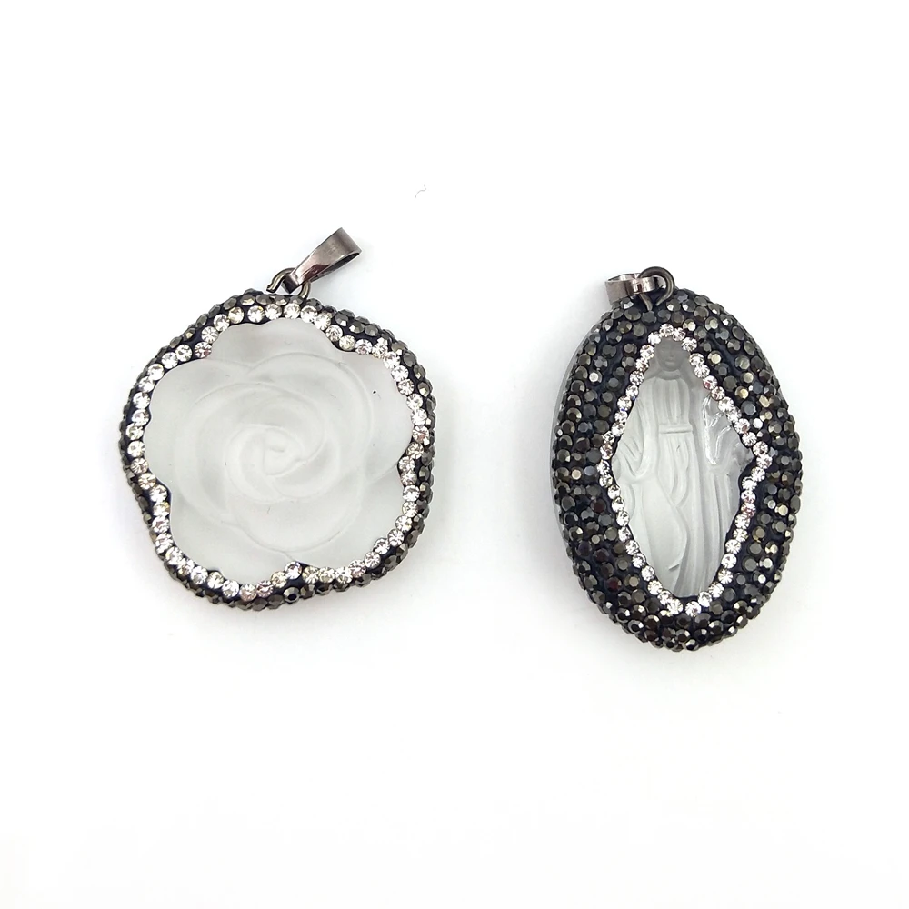 big size rhinestone clear quartz Buddha crystal rose flower silver loop DIY jewelry accessories for necklace making, Multi
big size rhinestone clear quartz Buddha crystal rose flower silver loop DIY jewelry accessories for necklace making, Multi