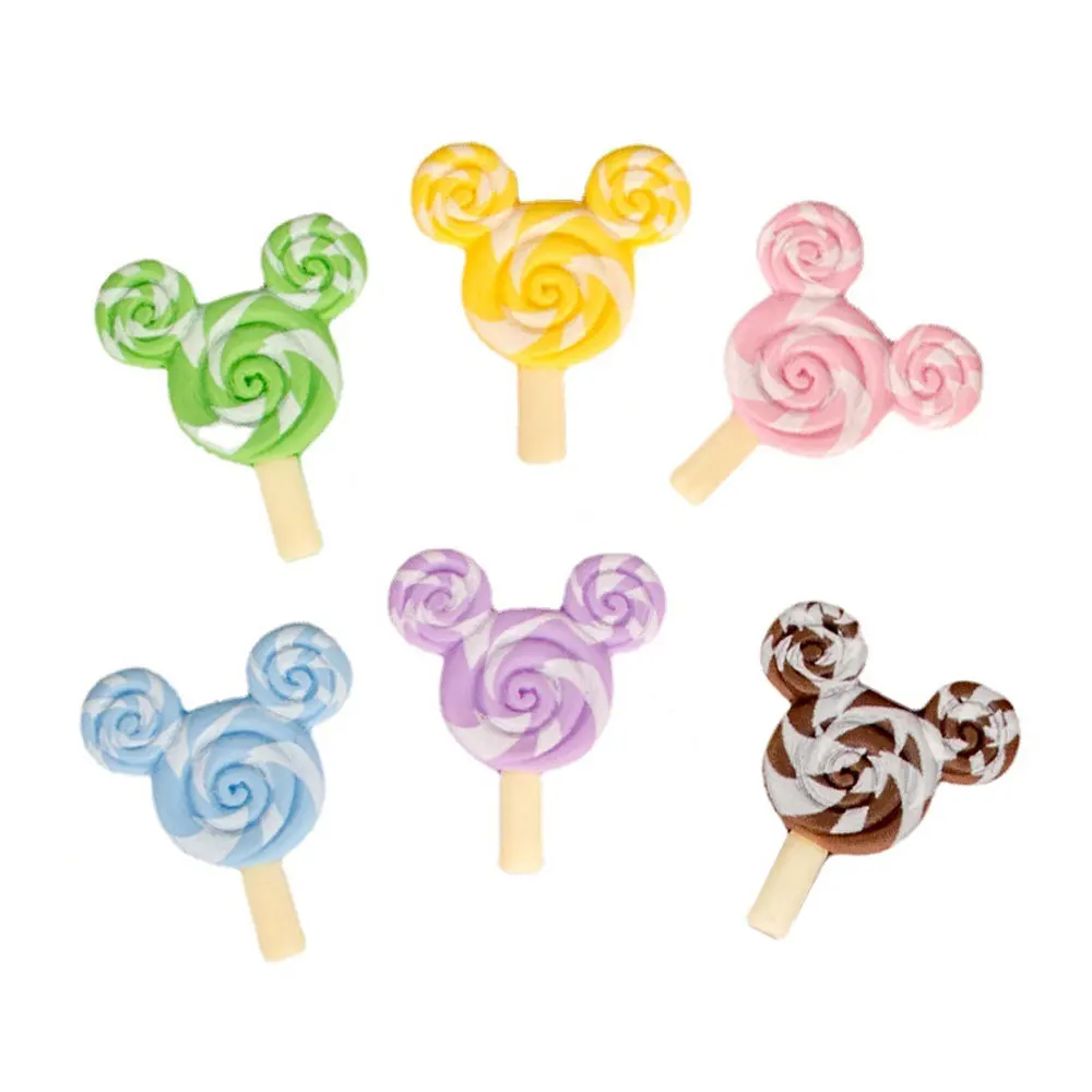 Rainbow Color Mouse Lollipop Flat back Resin Cabochon Craft Earring Making Phone Case Decorations Slime Charms
Rainbow Color Mouse Lollipop Flat back Resin Cabochon Craft Earring Making Phone Case Decorations Slime Charms