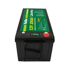 100Ah 150Ah 200Ah 300Ah 400Ah Rechargeable Solar Lithium Ion Battery Solar Pack Deep Cycle LiFePO4 12V 200Ah