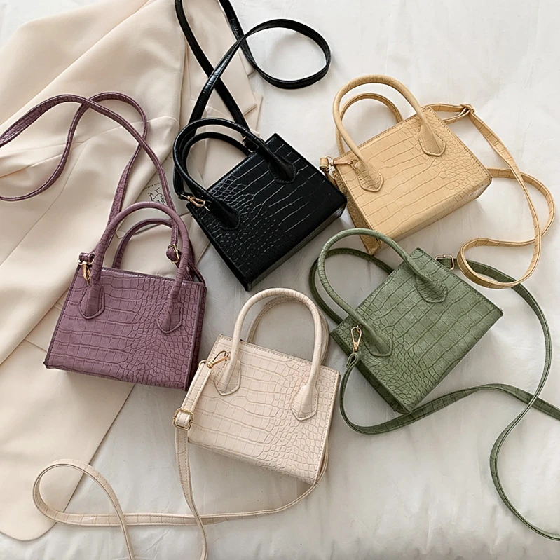 S1129 Women 2020 autumn and winter new crocodile pattern small square simple custom atmosphere shoulder messenger hand
S1129 Women 2020 autumn and winter new crocodile pattern small square simple custom atmosphere shoulder messenger hand