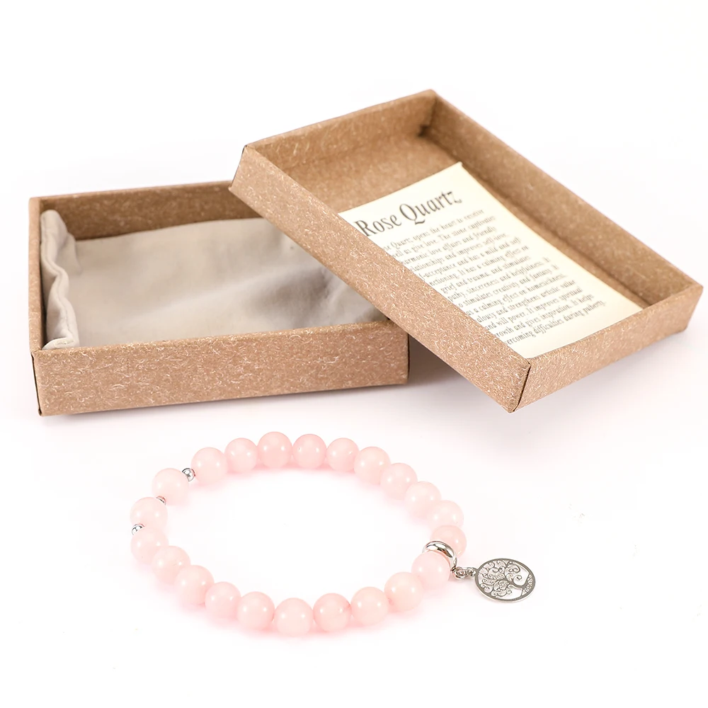 2021 Summer Stainless Steel Life Tree and Rose Quartz Jewelry Beaded Charm for Bracelets Bulk for Women, As pictures show
2021 Summer Stainless Steel Life Tree and Rose Quartz Jewelry Beaded Charm for Bracelets Bulk for Women, As pictures show