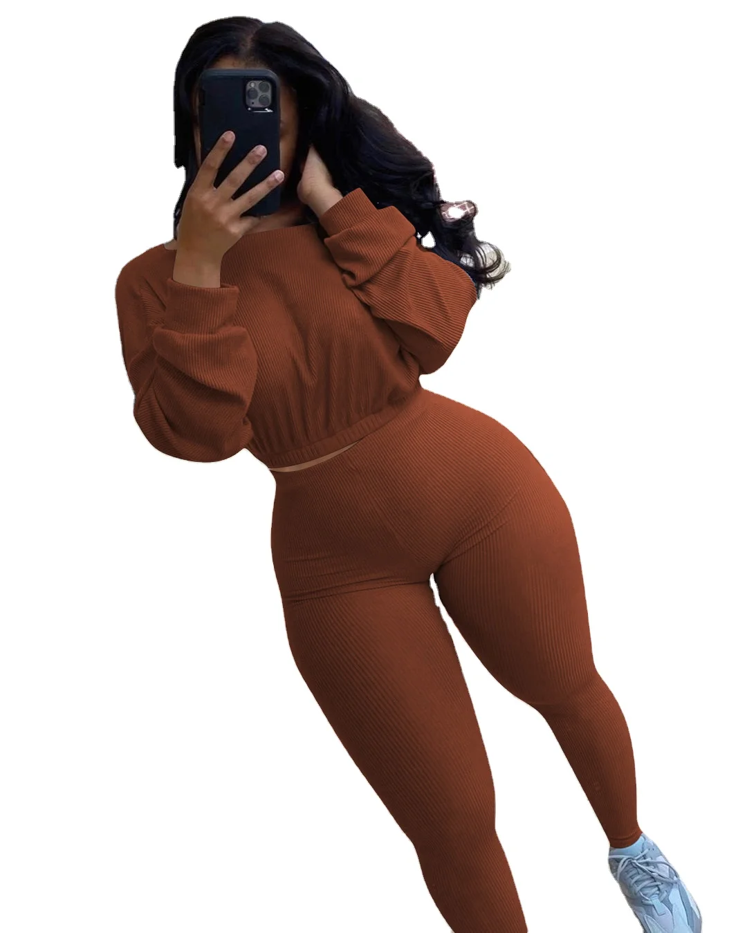 2021 autumn women clothing Wholesale Plus Size Fashion Casual Long Sleeve Solid Color Two Piece Sets For Women, Picture shows
2021 autumn women clothing Wholesale Plus Size Fashion Casual Long Sleeve Solid Color Two Piece Sets For Women, Picture shows