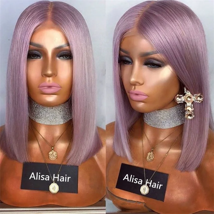 Popular Middle Part Colored Hair Short Bob Virgin Human Hair Lace Front Wigs, Make custom color
Popular Middle Part Colored Hair Short Bob Virgin Human Hair Lace Front Wigs, Make custom color
