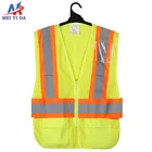 Class 2 Reflective Tape High Visibility Children Safety Vest Reflective Safety Vest Wholesale