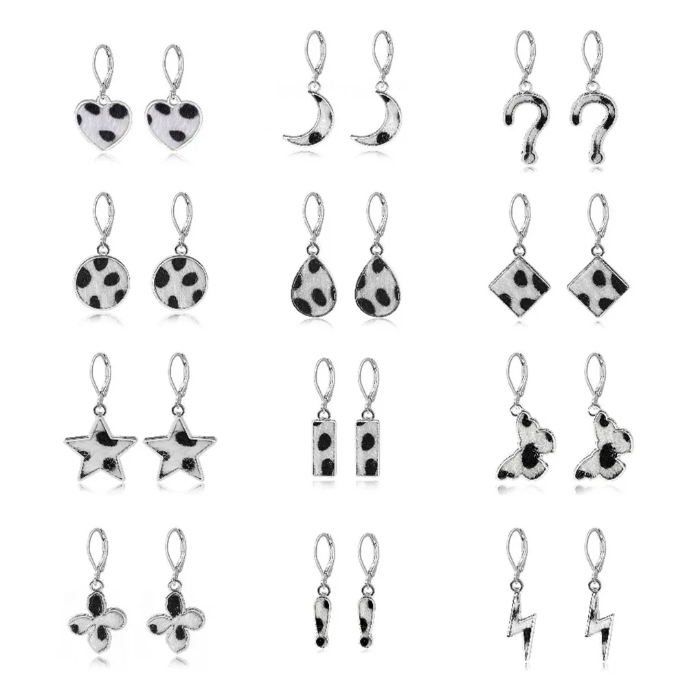 Laodun Milk Pattern Leather Earrings Geometric Popular Fashion Wholesale Alloy Earrings for Women, Rhodium
Laodun Milk Pattern Leather Earrings Geometric Popular Fashion Wholesale Alloy Earrings for Women, Rhodium