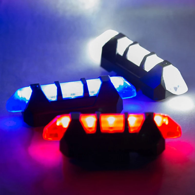 Bike Light Left Right Sign Aluminum Bicycle Light Smart Bicycle Tail Light, Red/blue/white
Bike Light Left Right Sign Aluminum Bicycle Light Smart Bicycle Tail Light, Red/blue/white