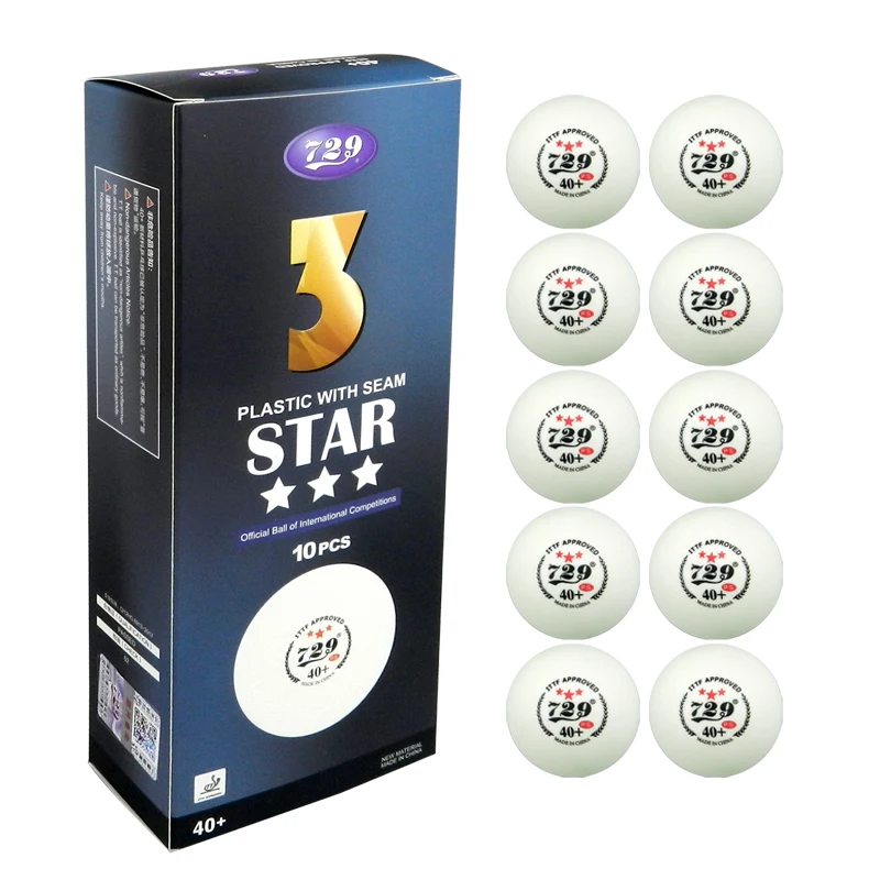 Friendship 729 seamed balls 40+ professional 3 star table tennis ball competition ping pong balls
Friendship 729 seamed balls 40+ professional 3 star table tennis ball competition ping pong balls