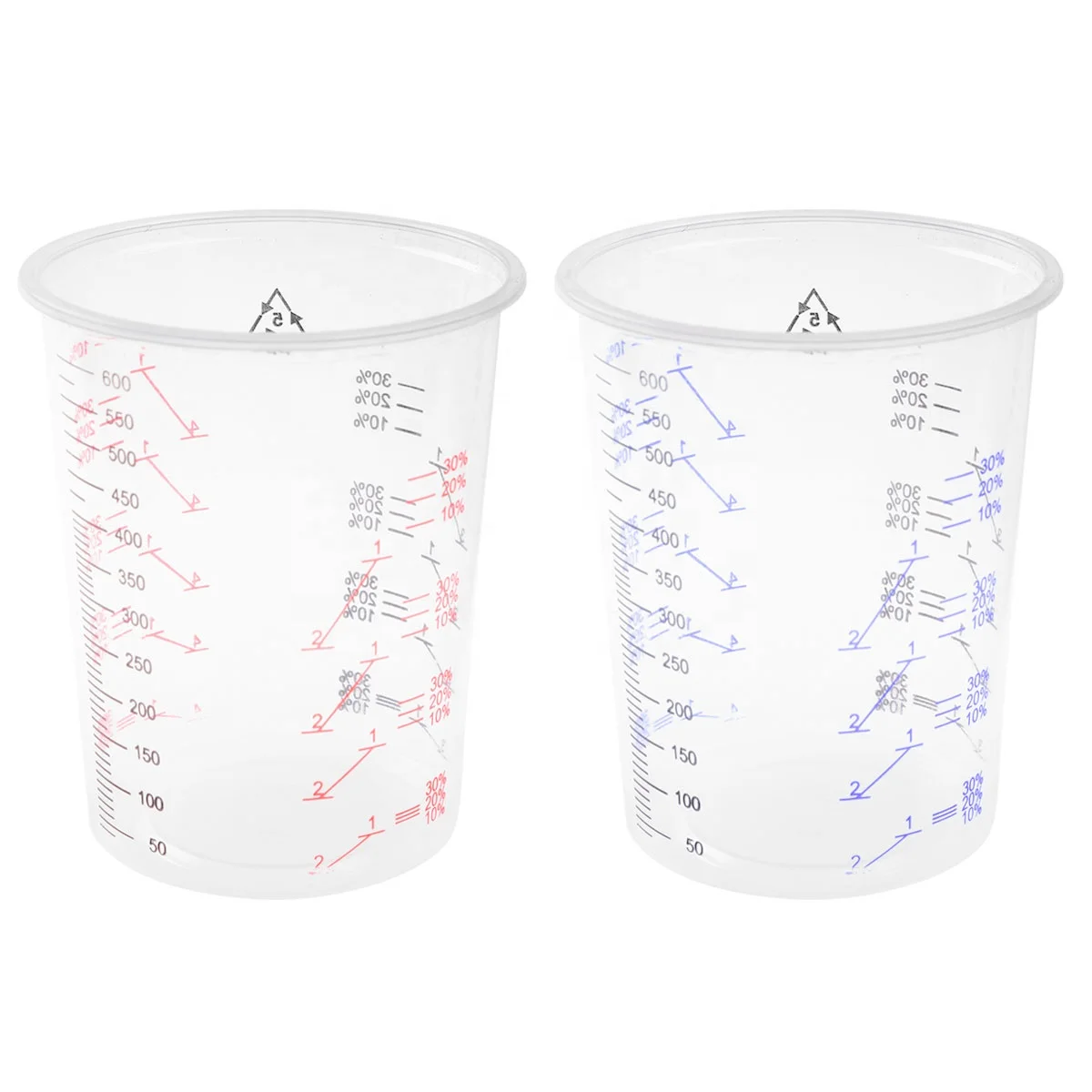 20Pcs 600ML Clear Plastic Measuring Cups Disposable Paint Mixing Cup with Measurements for Art Paint School Supplies
20Pcs 600ML Clear Plastic Measuring Cups Disposable Paint Mixing Cup with Measurements for Art Paint School Supplies