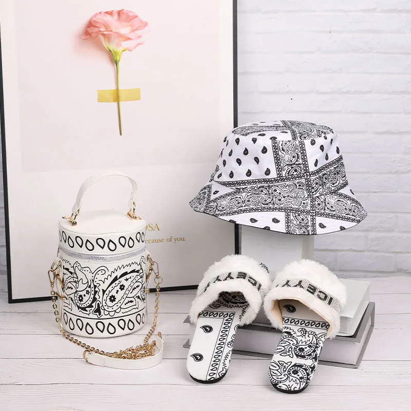 Latest Design women hand bags purse and cap set Cashew Flower purse and shoes to match slides and bag set, Blue/orange/pink/black/white/red/purple
Latest Design women hand bags purse and cap set Cashew Flower purse and shoes to match slides and bag set, Blue/orange/pink/black/white/red/purple