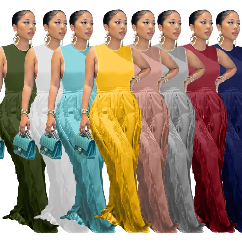 S-5xl Plus Size Women Clothing Sleeveless Tank Top Two Piece Pants Set Drawstring Tassel Wide Leg Pants Suit, Photo color
S-5xl Plus Size Women Clothing Sleeveless Tank Top Two Piece Pants Set Drawstring Tassel Wide Leg Pants Suit, Photo color