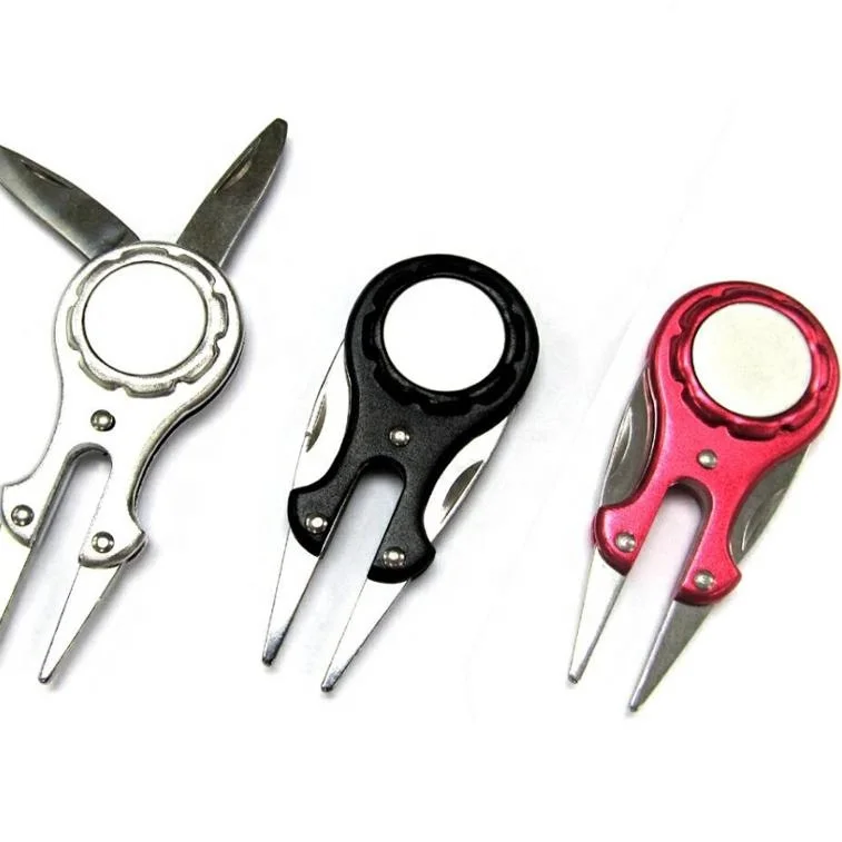 foldable Metal Golf Divot Tool knife with personalized Logo Ball marker, Red, blue, green, black, white, purple, golden
foldable Metal Golf Divot Tool knife with personalized Logo Ball marker, Red, blue, green, black, white, purple, golden