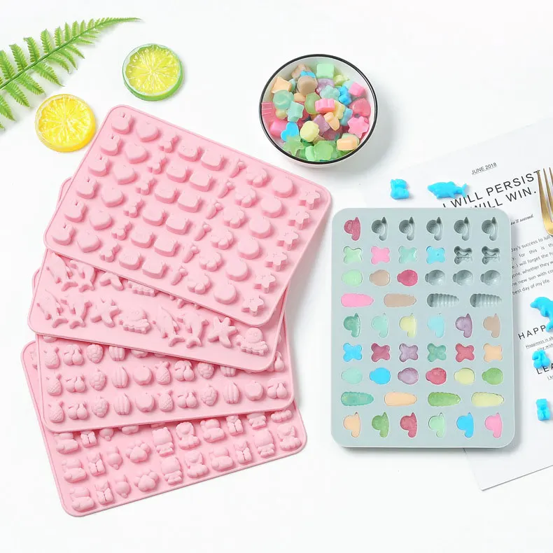 Silicone Gummy Chocolate Cookie Baking Mold Ice Cube Tray Cake Candy Jelly Mould Cartoon mold DIY QQ Silicone Soft Candy Mould, Pink,blue
Silicone Gummy Chocolate Cookie Baking Mold Ice Cube Tray Cake Candy Jelly Mould Cartoon mold DIY QQ Silicone Soft Candy Mould, Pink,blue