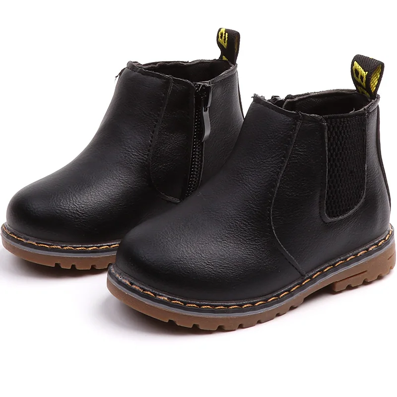 New Autumn Boys Shoes Solid Gentleman Fashion Martin Ankle Girl Leather Boots, Black/brown/claret-red
New Autumn Boys Shoes Solid Gentleman Fashion Martin Ankle Girl Leather Boots, Black/brown/claret-red