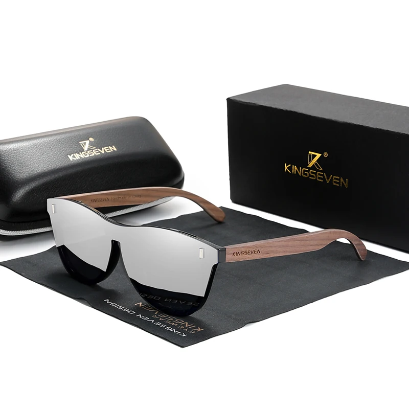 KINGSEVEN Glasses Men Original Sun Glasses For Men Polarized Wooden Glasses Women PC+Walnut Frame Handmade Eyewear Shades 5510
KINGSEVEN Glasses Men Original Sun Glasses For Men Polarized Wooden Glasses Women PC+Walnut Frame Handmade Eyewear Shades 5510