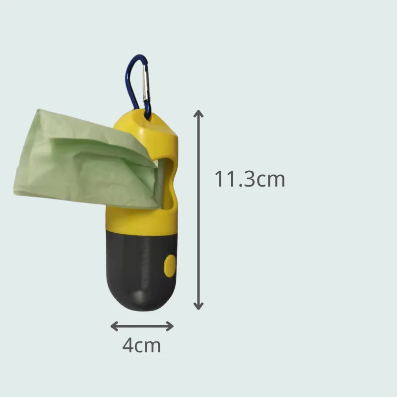 2021 Amazon Pill Shape Pet Dog Poop Waste Bag Holder Dispenser with LED Flashlight, Custom color accept
2021 Amazon Pill Shape Pet Dog Poop Waste Bag Holder Dispenser with LED Flashlight, Custom color accept