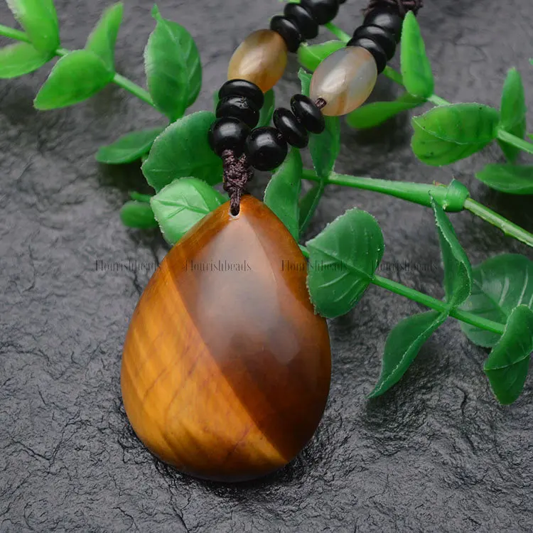 Natural Yellow Tiger Eye Pear Shape Stone Pendant Coffee Color Cord Long Chains Necklace Fashion Jewelry
Natural Yellow Tiger Eye Pear Shape Stone Pendant Coffee Color Cord Long Chains Necklace Fashion Jewelry