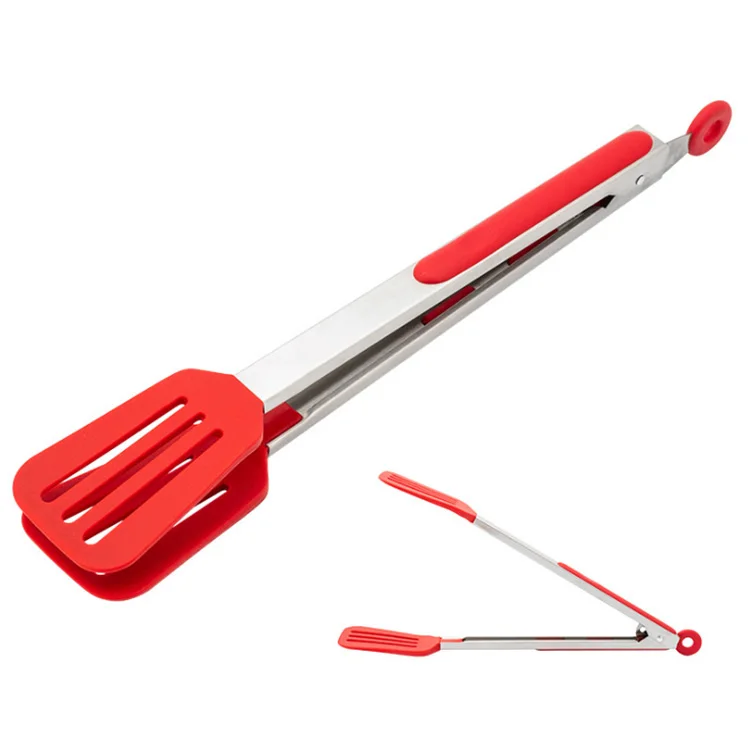 Stainless Steel strong and sturdy food tongs with hanging hole kitchen Baking Tools
Stainless Steel strong and sturdy food tongs with hanging hole kitchen Baking Tools