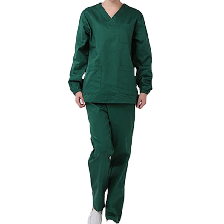 Wholesale hospital 100% cotton uniform scrubs long sleeve high temperature resistance uniforms
Wholesale hospital 100% cotton uniform scrubs long sleeve high temperature resistance uniforms