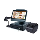 Cheap China Cash Register Retail POS System All in One Machine With Printer Windows 10 Touch Screen Hardware Pos Systems
