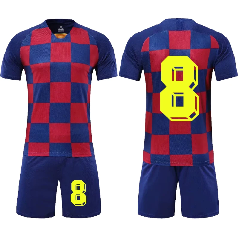 Custom Soccer Jerseys Football Kit Full Set Soccer Uniform Football T-shirt, Custom color
Custom Soccer Jerseys Football Kit Full Set Soccer Uniform Football T-shirt, Custom color