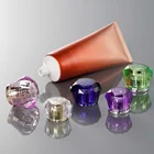 cosmetic packing manufacturer,acrylic screw cap for cosmetic tube,screw diamond acrylic cap