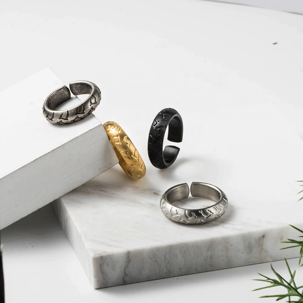 Craft Wolf hip hop fashion Jewelry men women personalize Design Irregular dainty 2020 vintage Ring, Steel, gold, black, vintage silver
Craft Wolf hip hop fashion Jewelry men women personalize Design Irregular dainty 2020 vintage Ring, Steel, gold, black, vintage silver