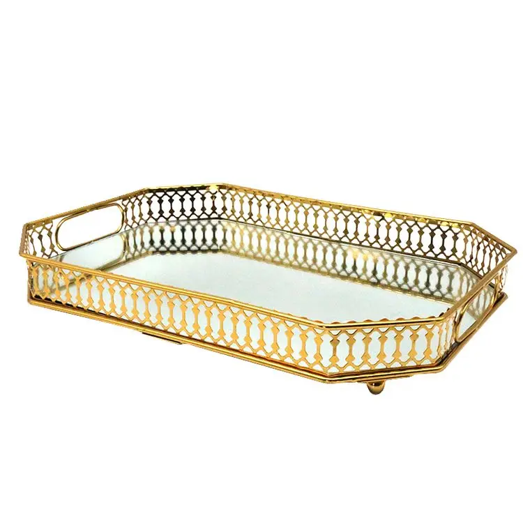 China manufacturer home furnishing metal glass material mirror cake fruit hexagonal tray
China manufacturer home furnishing metal glass material mirror cake fruit hexagonal tray