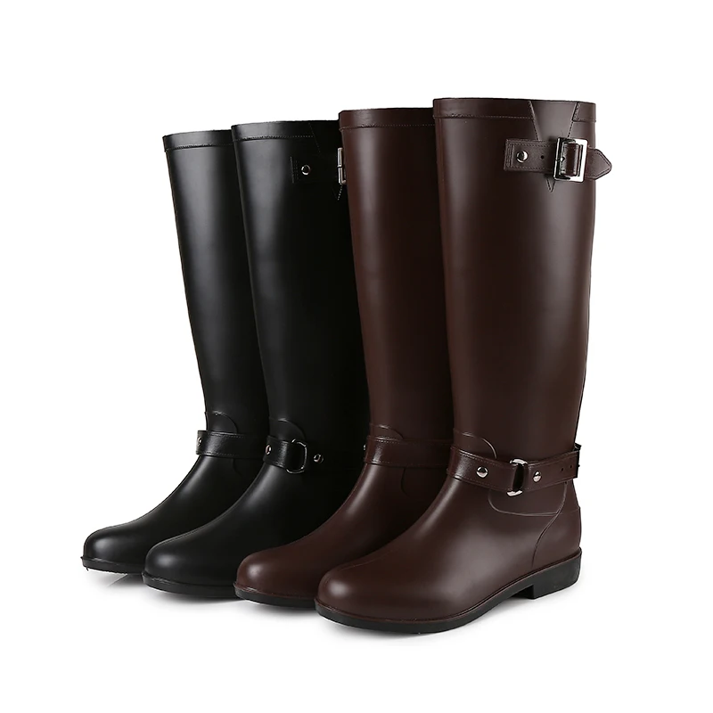 2021 New Style Waterproof Fashionable rain shoes ladies boot rubber fashion adults rain boots woman knee high boots, Black / browm
2021 New Style Waterproof Fashionable rain shoes ladies boot rubber fashion adults rain boots woman knee high boots, Black / browm
