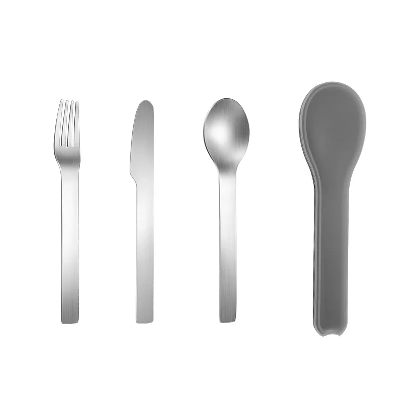 Reusable Stainless Steal Portable Flatware Set Spoon Fork Knife Custom Travel Cutlery With Box, Silver
Reusable Stainless Steal Portable Flatware Set Spoon Fork Knife Custom Travel Cutlery With Box, Silver