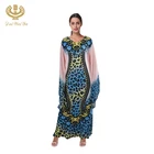 leopard pleated turkish abaya muslim maxi dresses with long sleeve