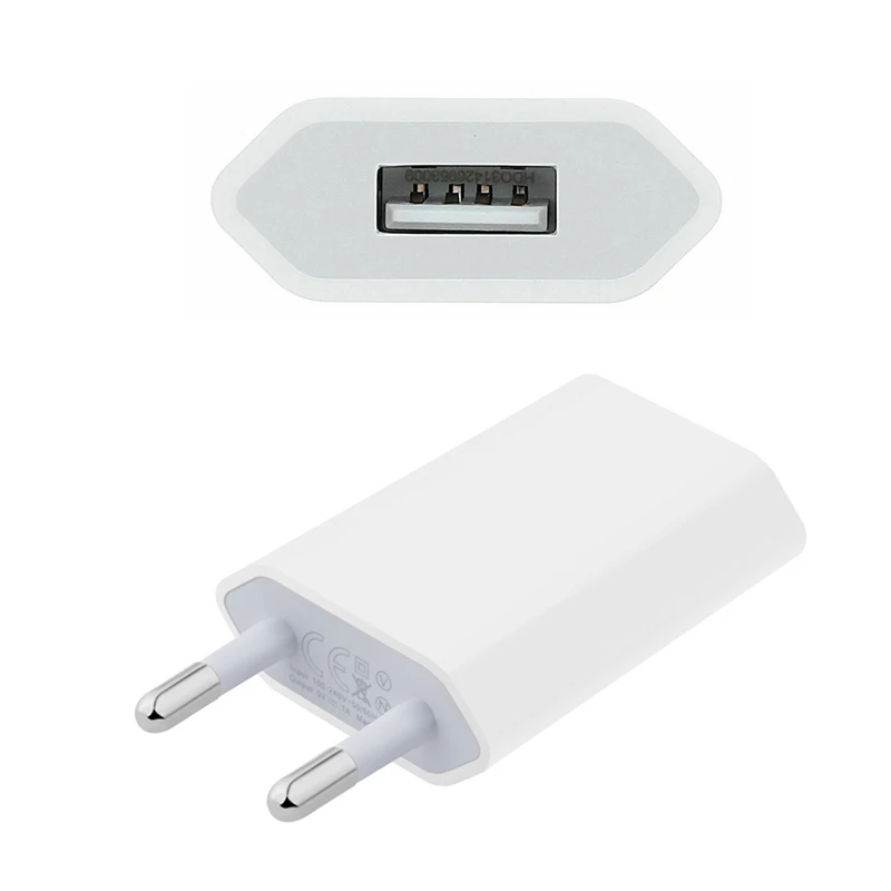 US EU AU Plug 5V 1A 5W Portable USB Port Mobile Phone Travel USB Charger Adapter Usb Wall Charger for Apple iPhone 6 7 8 x xr 11, White
US EU AU Plug 5V 1A 5W Portable USB Port Mobile Phone Travel USB Charger Adapter Usb Wall Charger for Apple iPhone 6 7 8 x xr 11, White