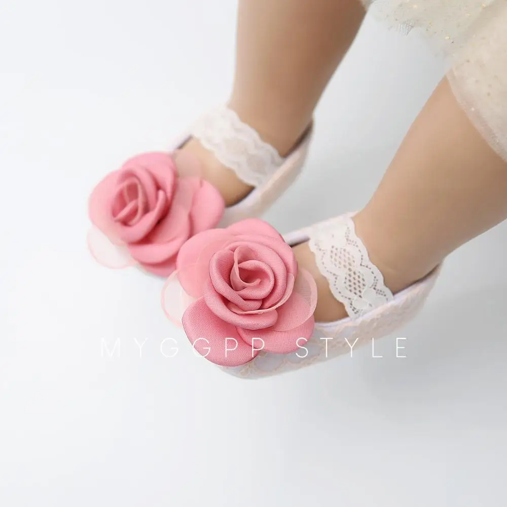 Floret Classic Baby Shoes Soft Soled Antiskid Walking Shoes with Headband factory