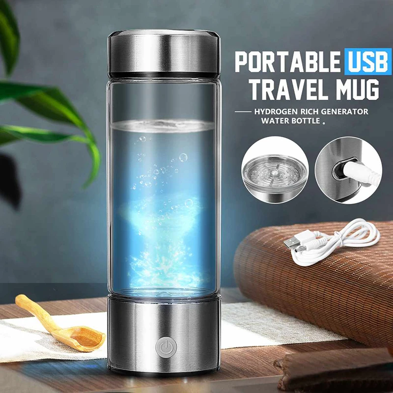 Quality Titanium Rich Water Cup Ionizer Maker / Generator Super Antioxidants ORP Hydrogen Bottle 400ml, Red, silver
Quality Titanium Rich Water Cup Ionizer Maker / Generator Super Antioxidants ORP Hydrogen Bottle 400ml, Red, silver