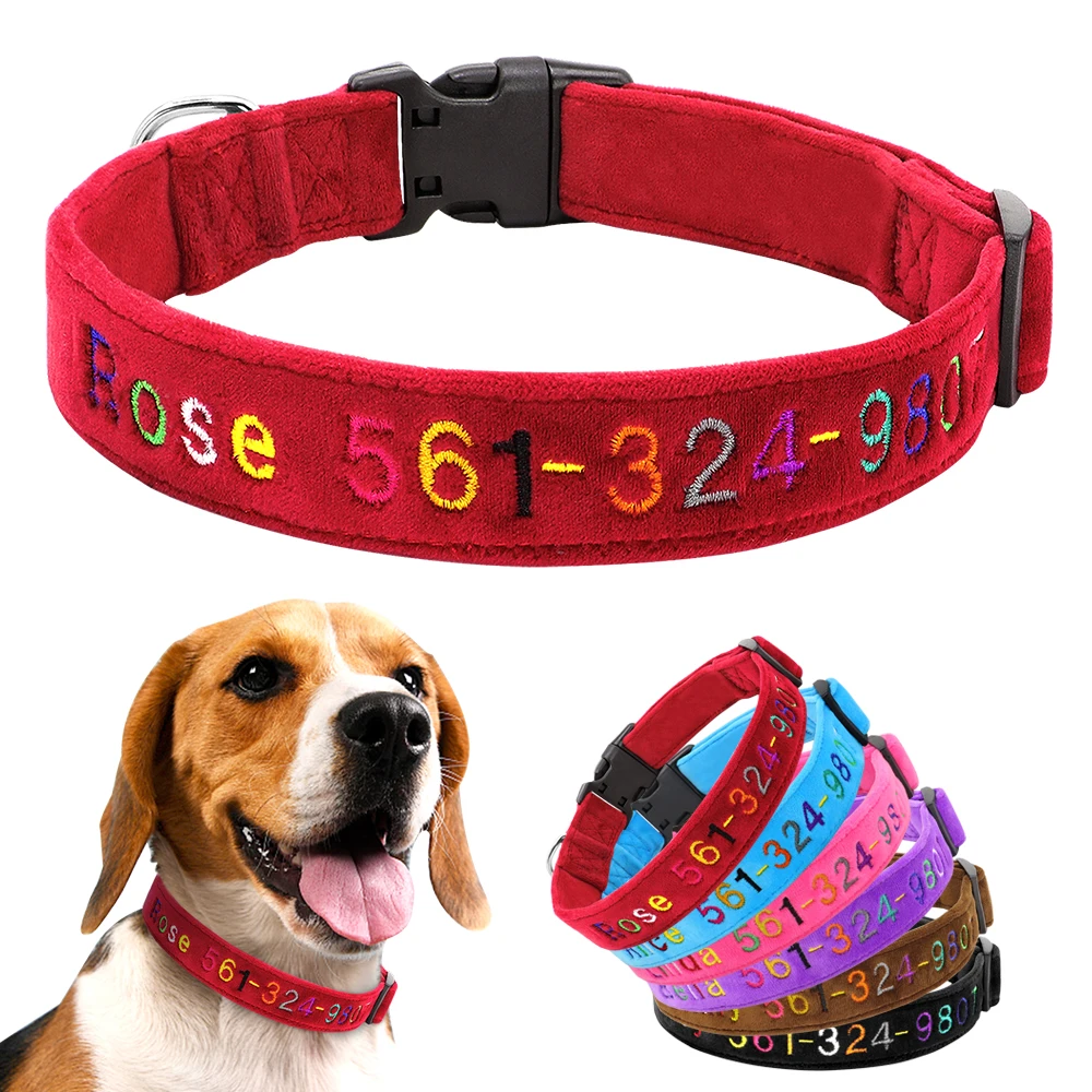 Flannel Dog Collar Personalized Embroidered Puppy Collar Custom Pet Collars DIY Phone Name ID For Small Medium Large Dog Cat
Flannel Dog Collar Personalized Embroidered Puppy Collar Custom Pet Collars DIY Phone Name ID For Small Medium Large Dog Cat